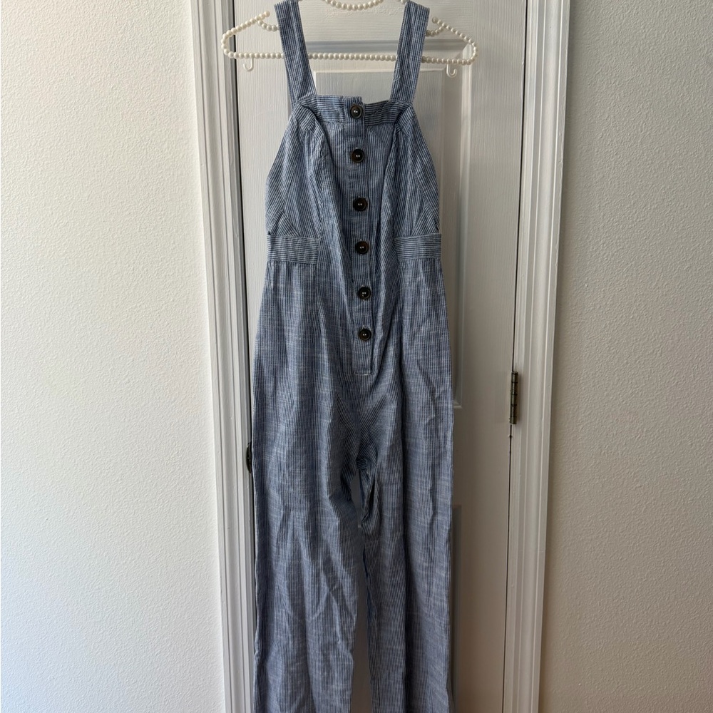 Japna Striped Overall Jumpsuit